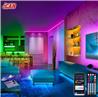 iCAN RGB+IC COB LED 32.8ft Strip Lights, Music Sync, Home Decor.(Open Box)
