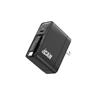 iCAN Chargeur USB-C GaN PD 40 W avec câble Type-C rétractable de 80 cm