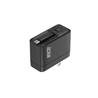 iCAN Chargeur USB-C GaN PD 40 W avec câble Type-C rétractable de 80 cm