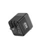 iCAN 70W 2-Port Portable GaN PD Charger with Type-C Retractable Cable