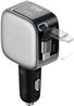 CUKTECH 85W 3-in-1 Digital Car Charger with 2.3 Ft Cable