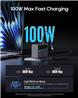 CUKTECH 100W 3-Port GaN Wall Charger with 5 Ft 240W Cable