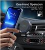 Choetech 15W Magnetic Car Charger Holder with Ambient Light, Black