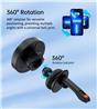 Choetech 15W Magnetic Car Charger Holder with Ambient Light, Black