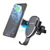 Support de chargement sans fil pour voiture Choetech 15 W, noir argent