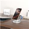 iCAN Chargeur sans fil 3-en-1 pliable et rotatif à 360° de 15 W