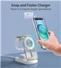 Choetech 15W 3-in-1 Magnetic Wireless Charger with Adaptor Included