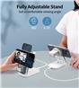 Choetech 15W 3-in-1 Magnetic Wireless Charger with Adaptor Included