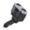 Choetech 45W 3-Port Car Charger with 2 Sockets Cigarette Lighter(Open Box)