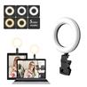 iCAN 5'' Adjustable Selfie Ring Light with Clip(Open Box)