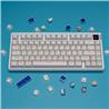 ARMOURY PD75M Clavier 75 % en aluminium, Blanc