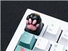 Keychron Silicone Kitty Paw Alliage d'aluminium Artisan Keycap-Noir