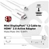 CLUB 3D Mini Display Port 1.2  to HDMI 2.0  M/M (CAC-1173)