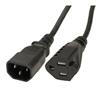 iCAN Computer Monitor Power Adapter, NEMA 5-15R to IEC3 C14, 6ft(Open Box)