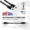 CLUB 3D Mini DisplayPort 1.4 Male to Mini DisplayPort Male Cable, 2m(Open Box)