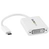 STARTECH USB-C to DVI Adapter - White