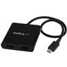 StarTech USB-C to HDMI Multi-Monitor Splitter - 2-Port MST Hub (MSTCDP122HD) | -Maximize your productivity by connecting two...