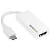 StarTech USB-C to HDMI Adapter - White - 4K 60Hz (CDP2HD4K60W) | -Astonishing picture quality for resource-demanding applicatio