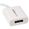 STARTECH USB-C to DisplayPort Adapter - 4K 60Hz - White (CDP2DPW)