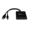 StarTech Mini DisplayPort to DisplayPort Multi-Monitor Splitter - 2-Port MST Hub (MSTMDP122DP) | -Maximize your productivity by