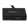 STARTECH Travel A/V Adapter: 2-in-1 DisplayPort to HDMI or VGA