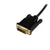 StarTech 6 ft Mini DisplayPort to DVI Active Adapter Converter Cable - mDP to DVI 1920x1200 - Black (MDP2DVIMM6BS) | -Active Mi