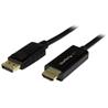 StarTech DisplayPort to HDMI Converter Cable - 3 ft (1m) - 4K (DP2HDMM1MB)