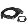 StarTech DisplayPort to VGA Adapter Cable with Audio - 10ft (3m) (DP2VGAAMM3M) | -Create a clutter-free work environment by pla