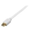 StarTech 6 ft Mini DisplayPort to DVI Active Adapter Converter Cable - mDP to DVI 1920x1200 - White (MDP2DVIMM6WS) | -Active Mi
