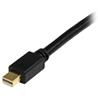 StarTech 10 ft Mini DisplayPort to DVI Adapter Converter Cable – Mini DP to DVI 1920x1200 - Black (MDP2DVIMM10B) | -1x Male Min