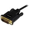 StarTech 10 ft Mini DisplayPort to DVI Adapter Converter Cable – Mini DP to DVI 1920x1200 - Black (MDP2DVIMM10B) | -1x Male Min