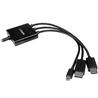 StarTech HDMI, DisplayPort or Mini DisplayPort to HDMI Converter Cable - 2 m (6 ft.) (DPMDPHD2HD)