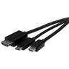 StarTech USB-C, HDMI or Mini DisplayPort to HDMI Converter Cable - 2 m (6 ft.) (CMDPHD2HD)