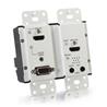 Cables To GoHDMI® AND VGA + STEREO AUDIO HDBASET OVER CAT5 EXTENDER WALL PLATE TRANSMITTER - WHITE (TAA COMPLIANT) (29301)