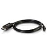 Cables To Go 6ft Mini-DisplayPort to DP Cable-Black (54301)