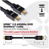 CLUB 3D HDMI 2.0 MALE TO HDMI 2.0 MALE  High Speed 4K UHD - Redmere 10m/32.8ft (CAC-2313)