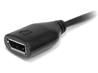 StarTech Mini DisplayPort to DisplayPort Video Cable Adapter - M/F 6in (MDP2DPMF6IN)