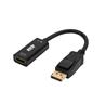 iCAN Active DisplayPort  Male to HDMI Female Adapter, 4K@60Hz, Gold Plated, Black