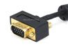 Monoprice 25ft Ultra Slim SVGA Super VGA 30/32AWG M/M Monitor Cable with Ferrites (Gold Plated Connector)