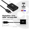 Club 3D DisplayPort 1.4 to HDMI 4K120Hz HDR Active Adapter M/F (CAC-1085)(Open Box)