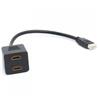 iCAN HDMI Male to 2 HDMI Female Passive Splitter (ADP HDMI-1M2F)