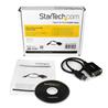 STARTECH USB to RS232 Serial DB9 Adapter Cable with COM Retention, 1ft(Open Box)