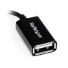 STARTECH Right Angle Micro USB Male To USB Female OTG