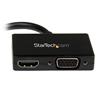 STARTECH Travel A/V Adapter: 2-in-1 Mini DisplayPort to HDMI/VGA