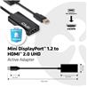 CLUB 3D Mini DisplayPort 1.2 (M) to HDMI 2.0 (F) 4K Active Adapter