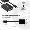 CLUB 3D USB 3.1 Type-C Male  to DVI-D Female Active Adapter (CAC-1508)