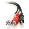 Cables to Go Value Series One 3.5mm Stereo Male To Two RCA Stereo Male Y-Cable - 12 ft.(39943)