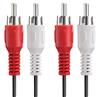 iCAN RCA 2 x Audio Red/White Cable M/M - 6 ft.