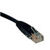 TRIPP LITE Cat5e UTP Patch Cable (Black) - 1 ft. (N002-001-BK)