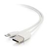 Cables to Go 1M USB A MALE TO LIGHTNING MALE SYNC AND CHARGING CABLE - WHITE (3.3FT) (35498)